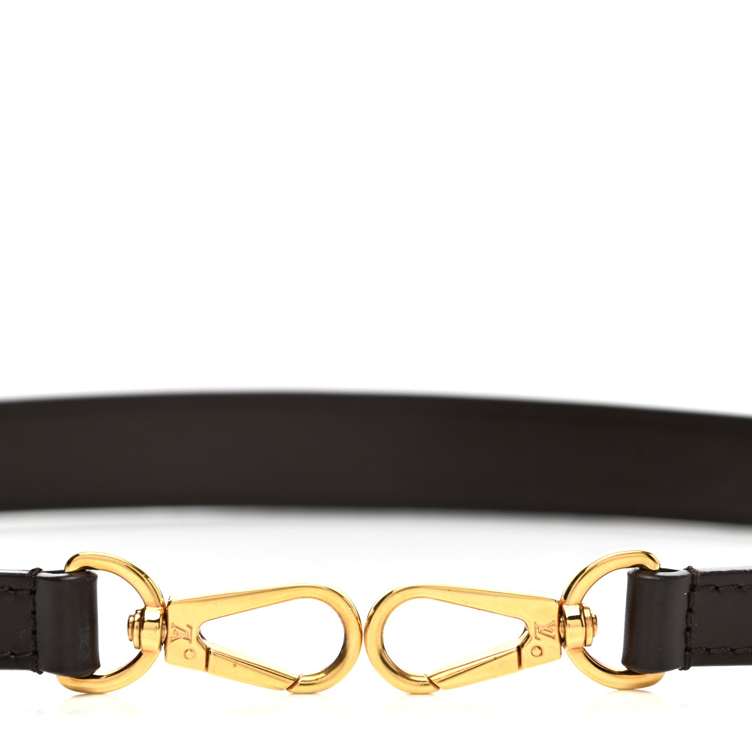 Louis Vuitton Calfskin Normandy Shoulder Strap Brown 4 of 6