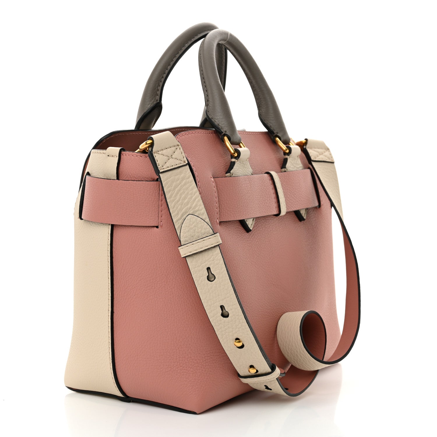 Burberry Marais Calfskin Small Belt Bag Limestone Dusty Rose 3 of 11
