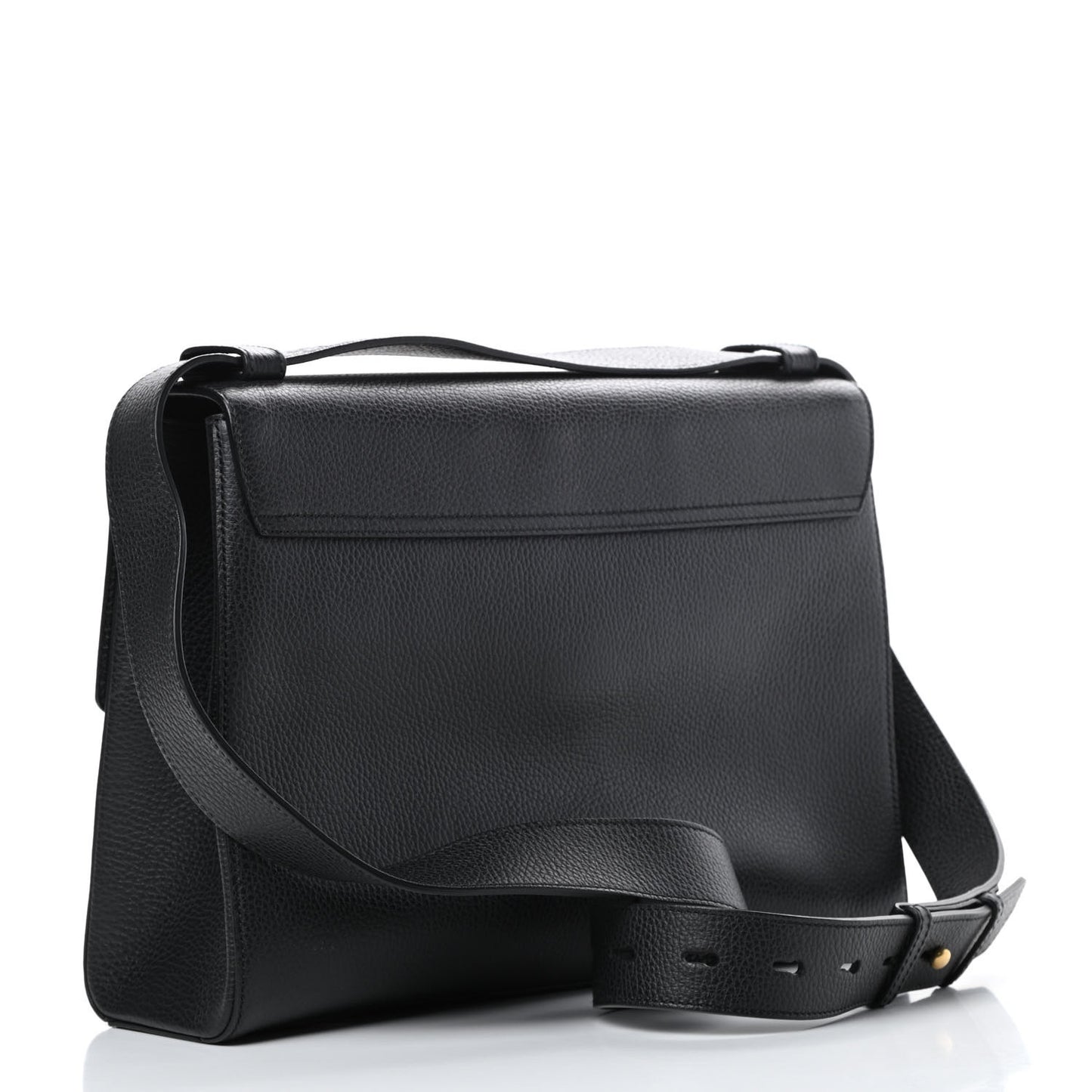 Calfskin GG Marmont Messenger Bag Black