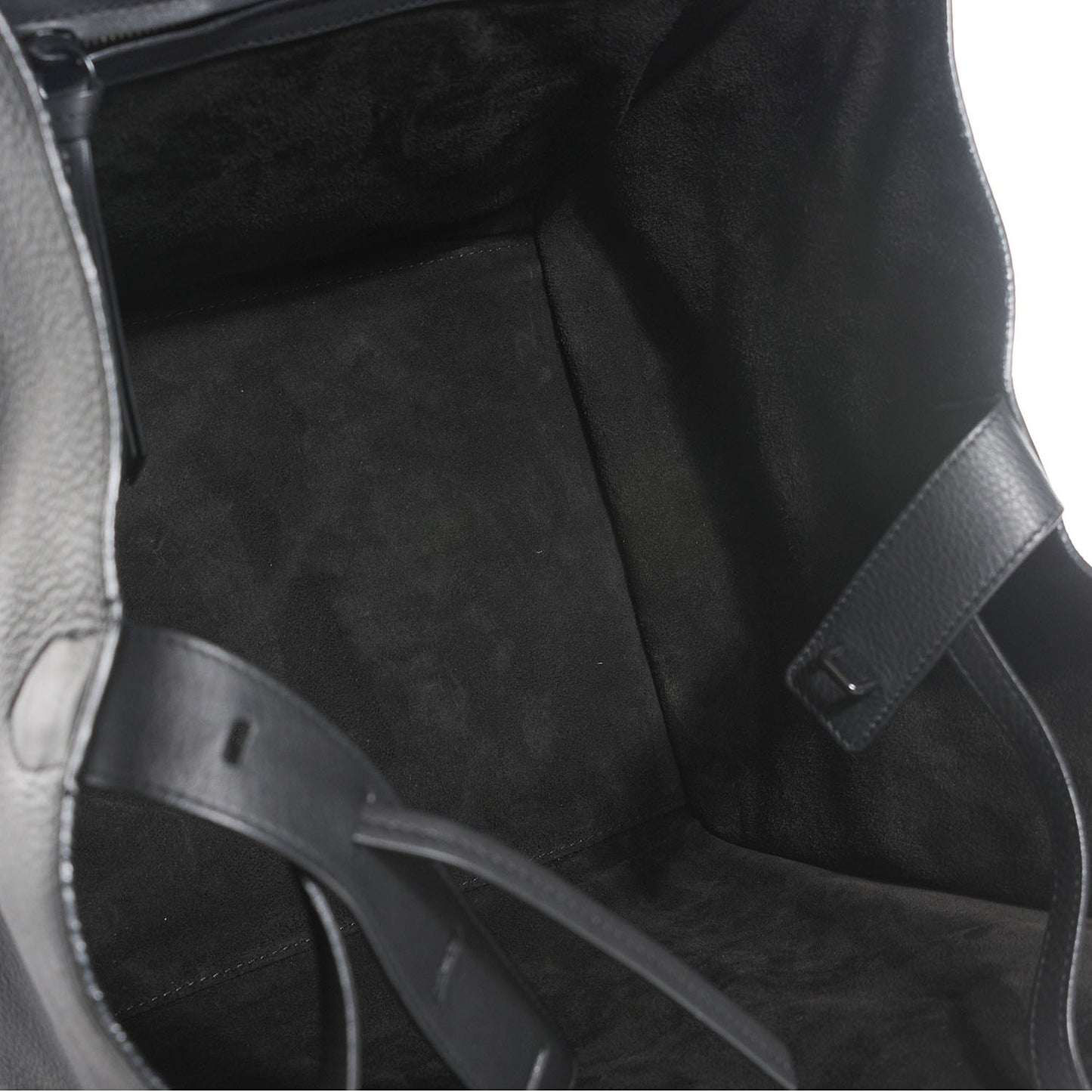 Supple Calfskin Medium Phantom Luggage Black