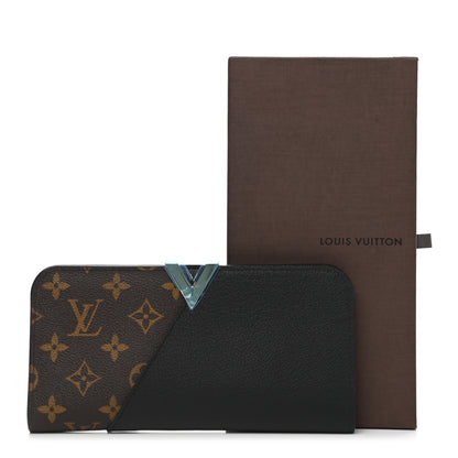 Louis Vuitton Monogram Calfskin Kimono Wallet Black 9 of 9