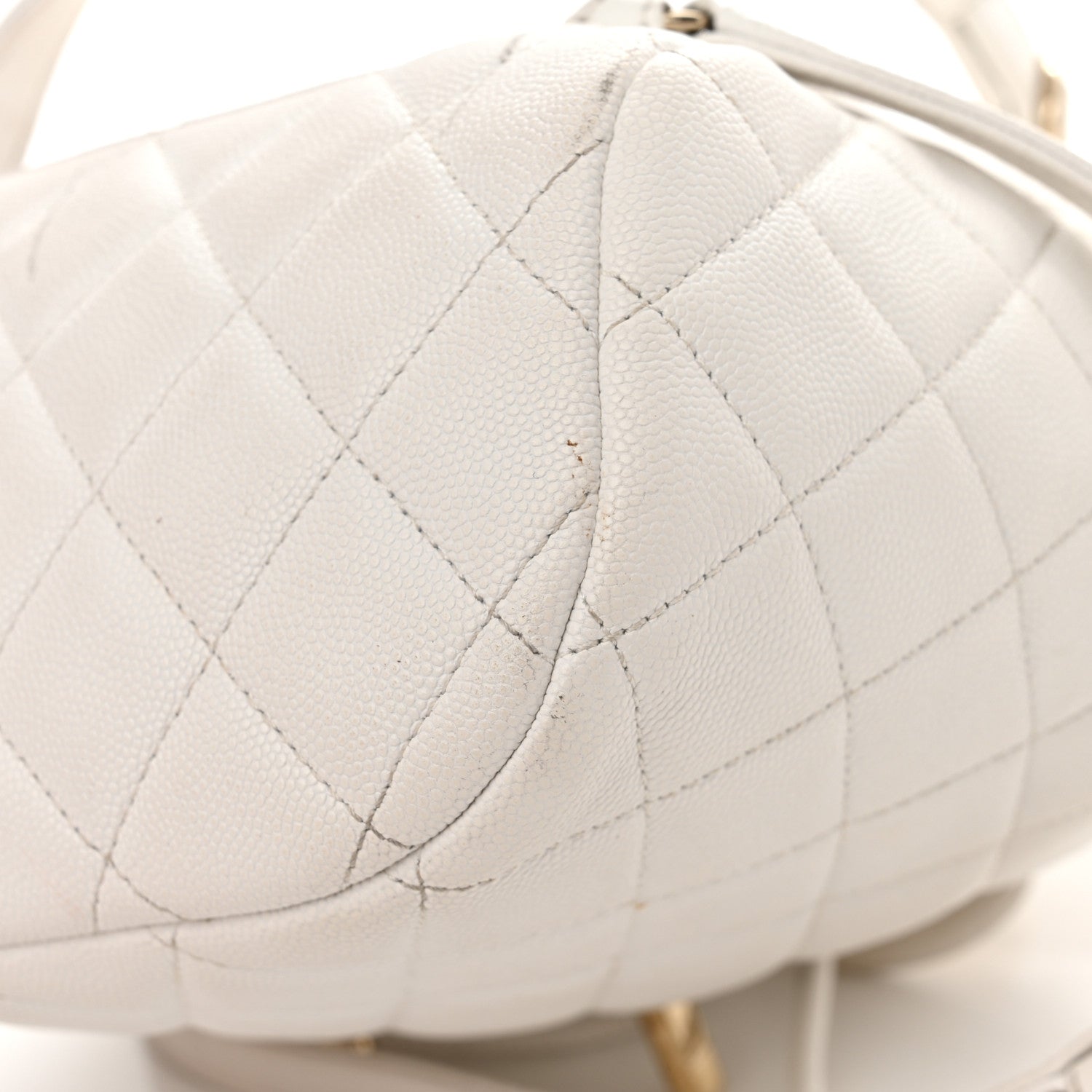 Chanel Caviar Quilted Mini Urban Spirit Backpack White 24 of 30