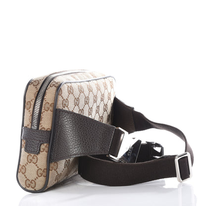 Gucci Monogram Belt Bag Dark Brown 2 of 12