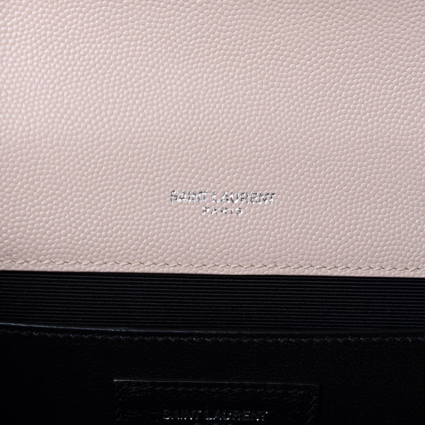 Grain De Poudre Textured Mixed Matelasse Medium Triquilt Monogram Satchel Marble Pink