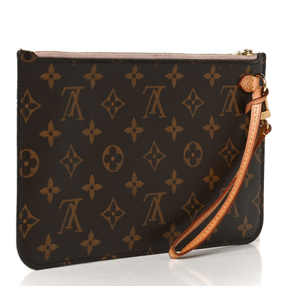Louis Vuitton Monogram Neverfull MM GM Pochette Rose Ballerine 3 of 11