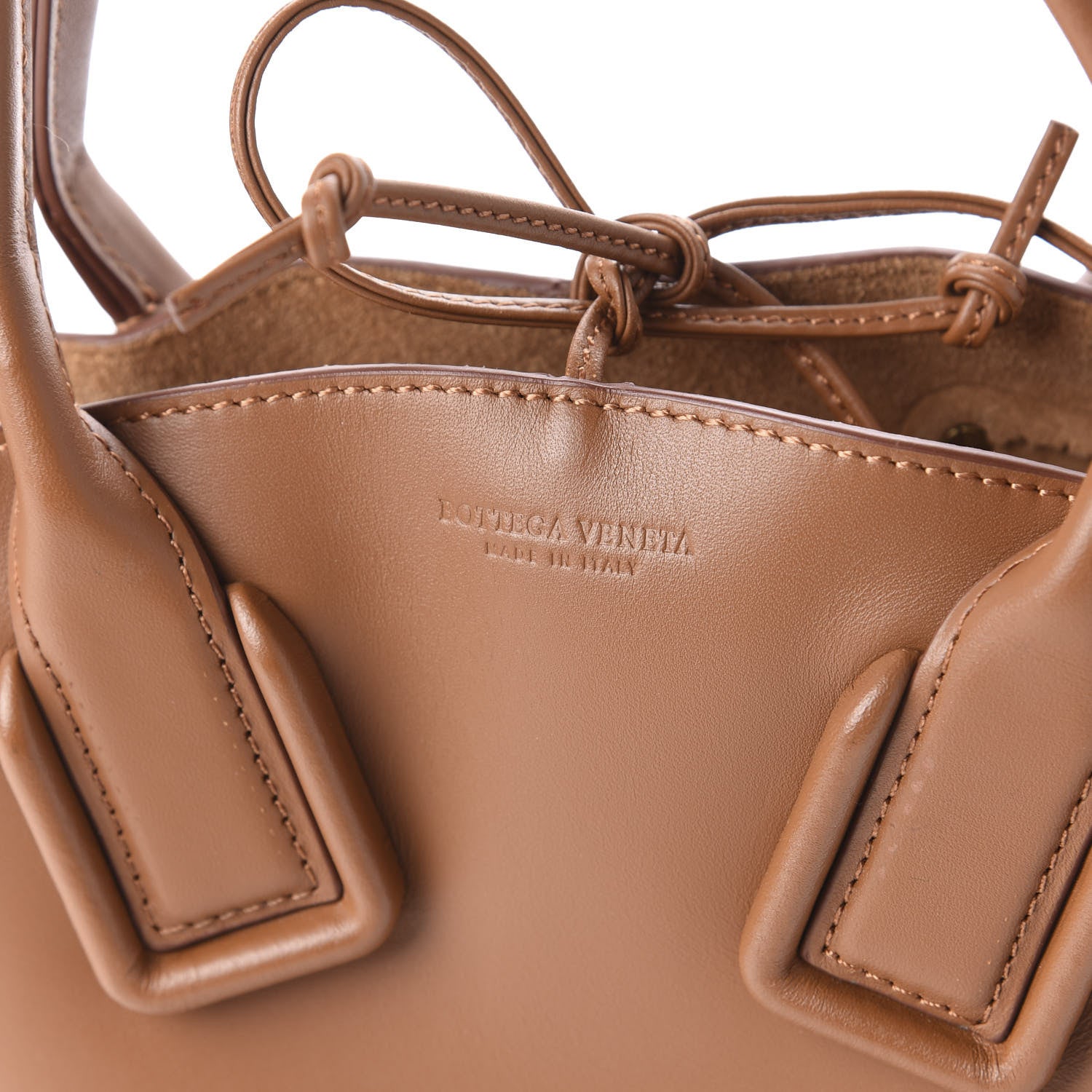 Bottega Veneta Calfskin Small Basket Tote Clay 8 of 9