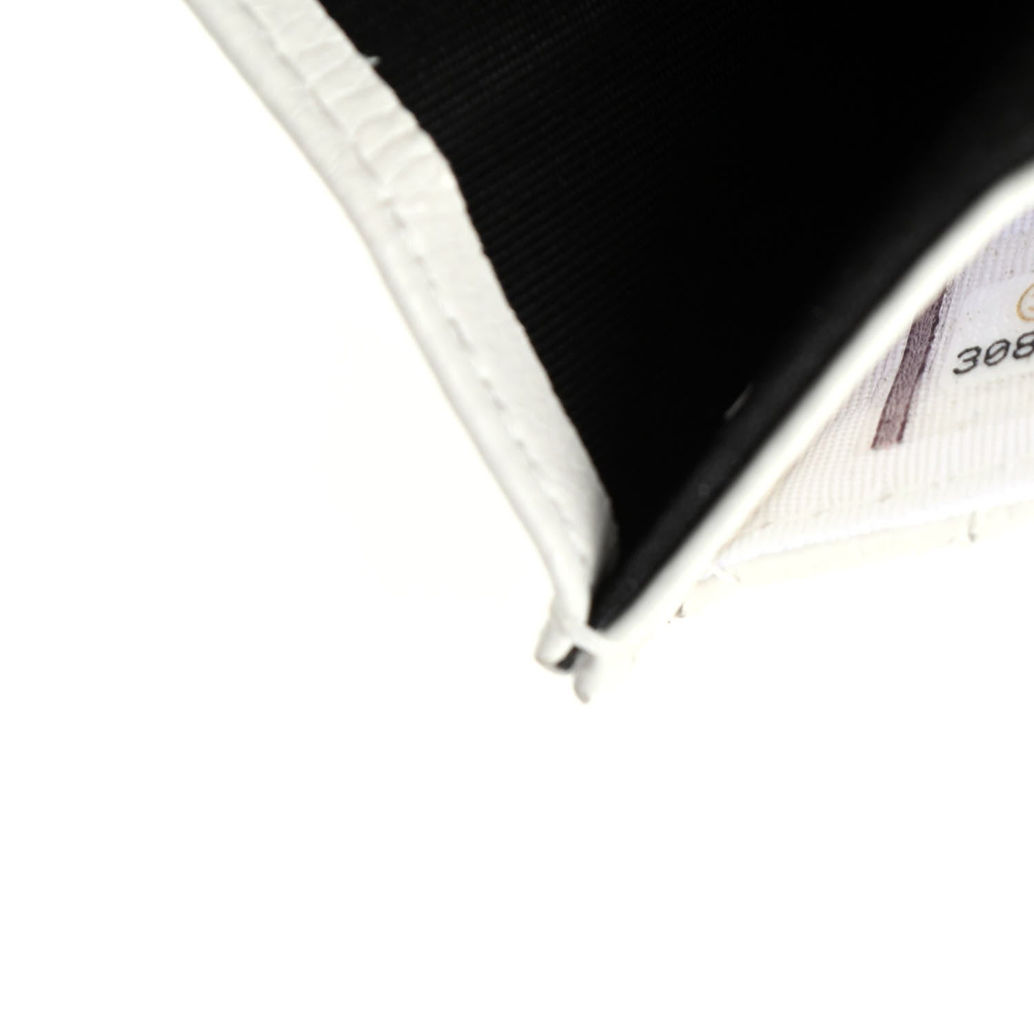 Chanel Caviar Quilted My Everything Flap Card Holder White 8 of 9