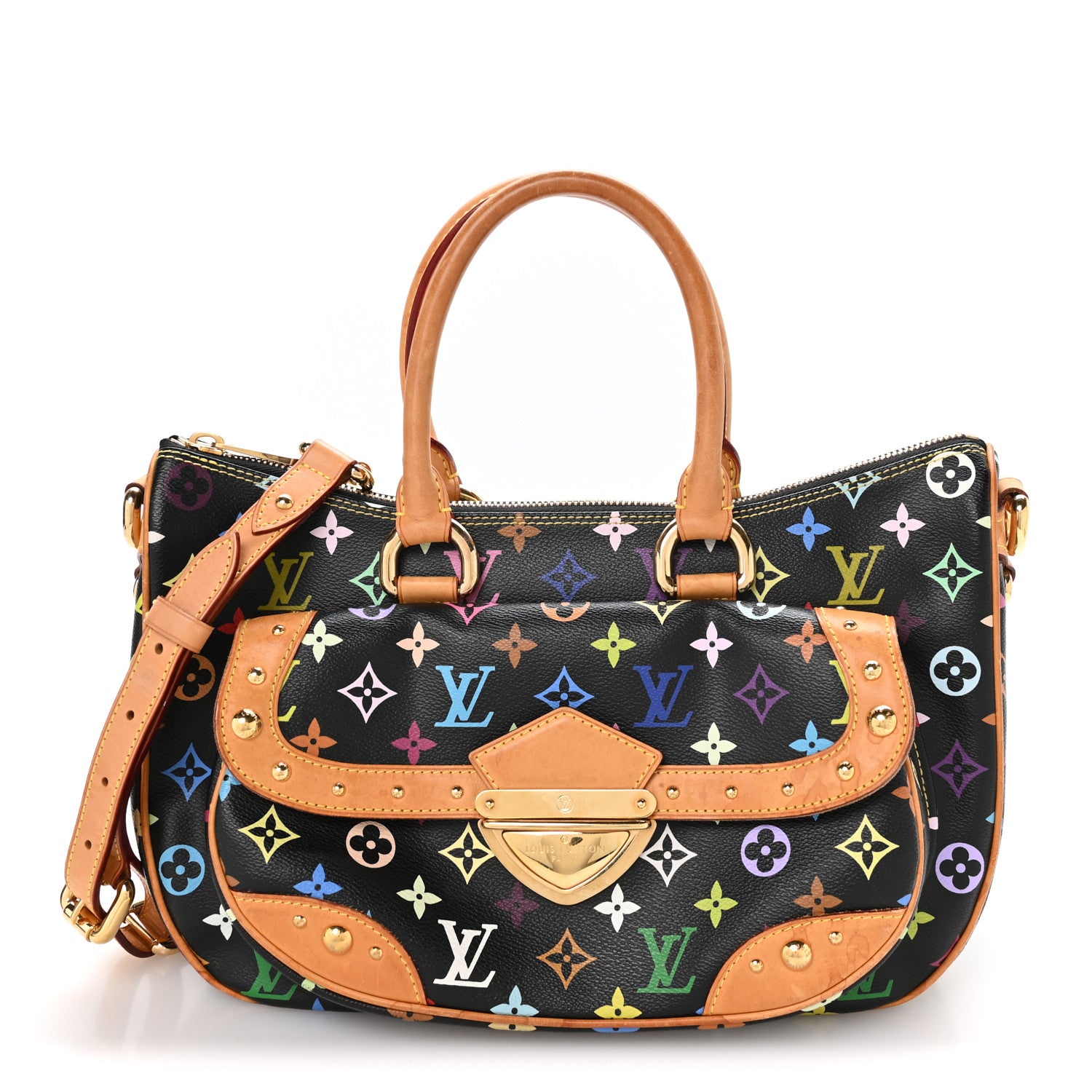 Louis Vuitton Monogram Multicolor Rita Black 1 of 11