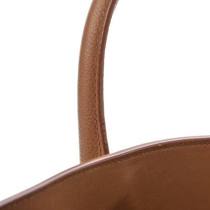 Saint Laurent Grained Calfskin Small Sac de Jour Cognac 12 of 13