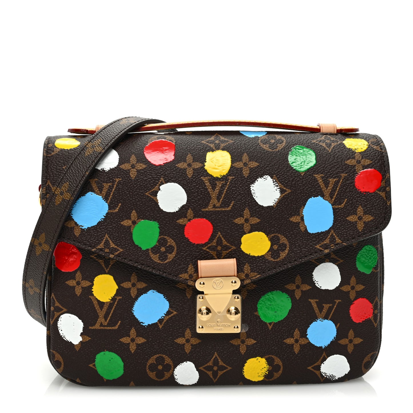 LV x YK Monogram Dots Pochette Métis