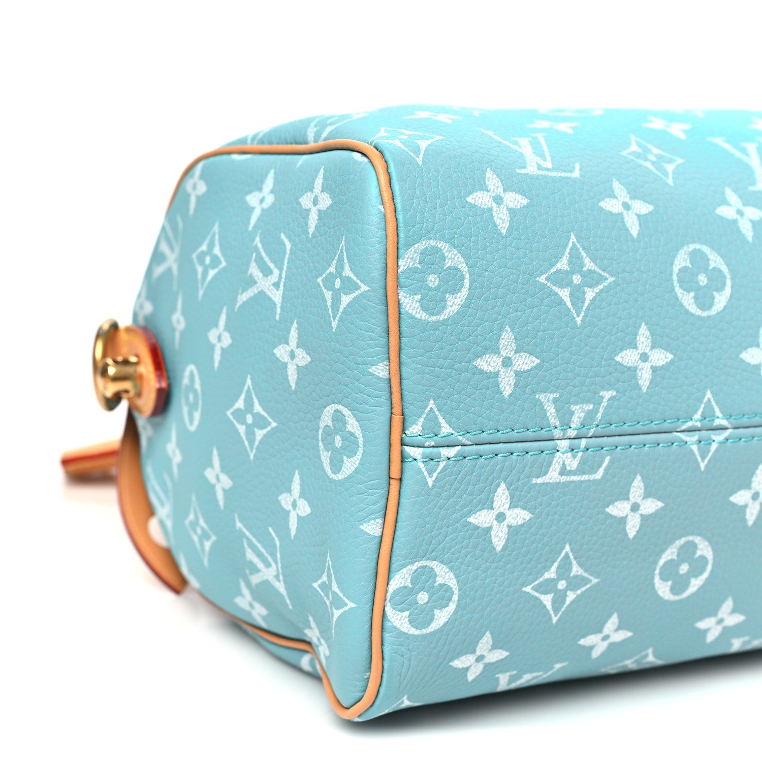 Louis Vuitton Calfskin Monogram Speedy P9 Bandouliere 25 Turquoise 9 of 10