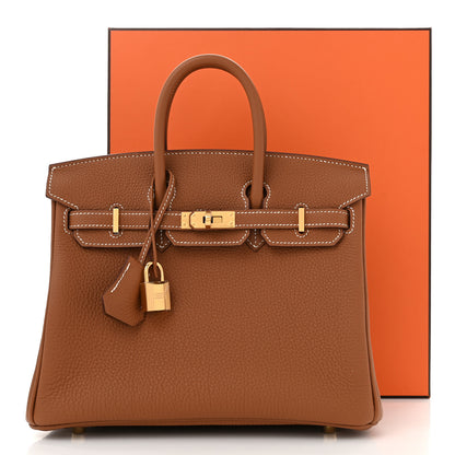 Hermes Togo Birkin 25 Gold 10 of 10