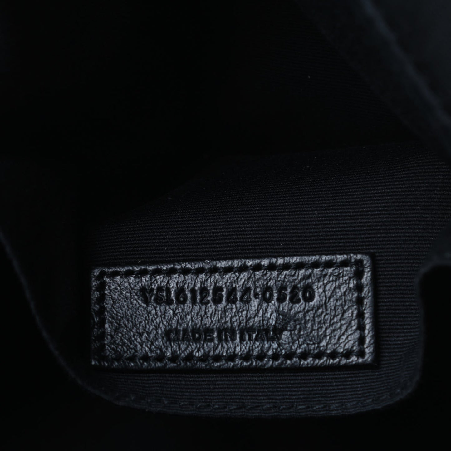 Calfskin Matelasse Monogram Lou Camera Bag Black