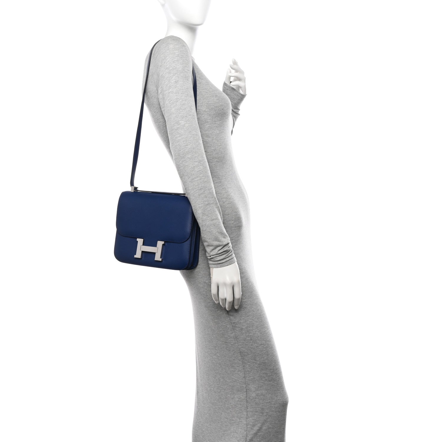 Hermes Swift Constance 24 Bleu Saphir 2 of 15