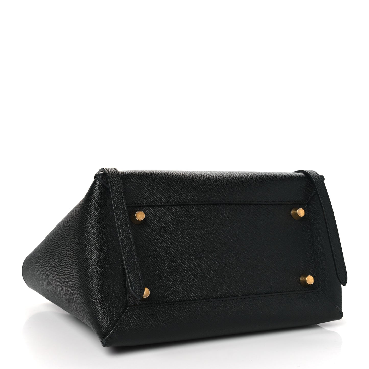 Grained Calfskin Mini Belt Bag Black