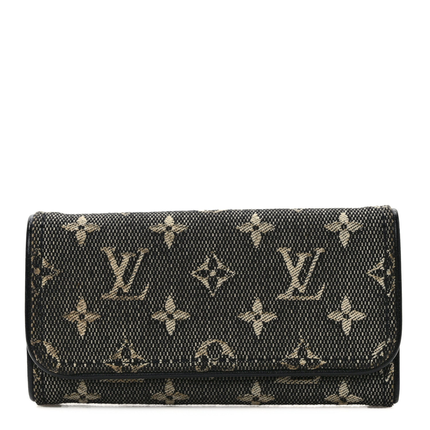 Louis Vuitton Mini Monogram 4 Key Multicles Holder Black 1 of 6