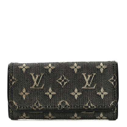 Louis Vuitton Mini Monogram 4 Key Multicles Holder Black 1 of 6