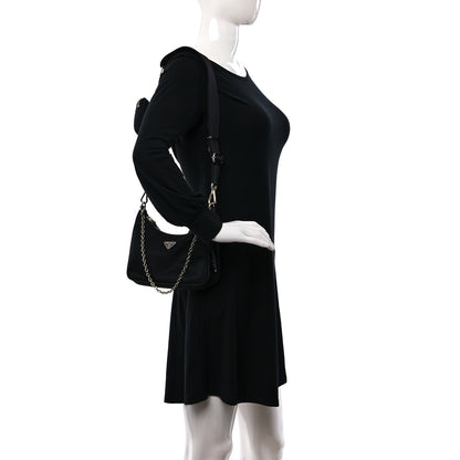 Prada Nylon Re-Edition 2005 Shoulder Bag Black 2 of 9