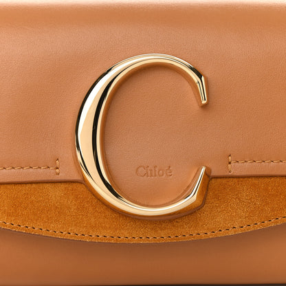 Chloe Calfskin Suede C Belt Bag Tan 9 of 11