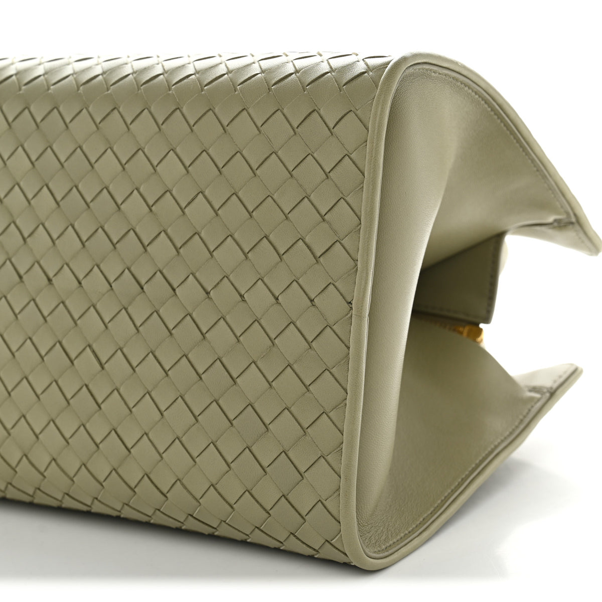 Nappa Intrecciato Small Barbara Tote Travertine