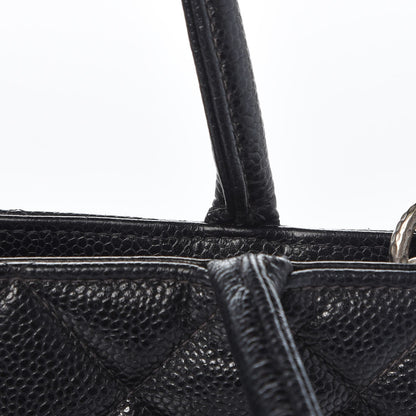 Chanel Caviar Quilted Medallion Tote Black 14 of 20