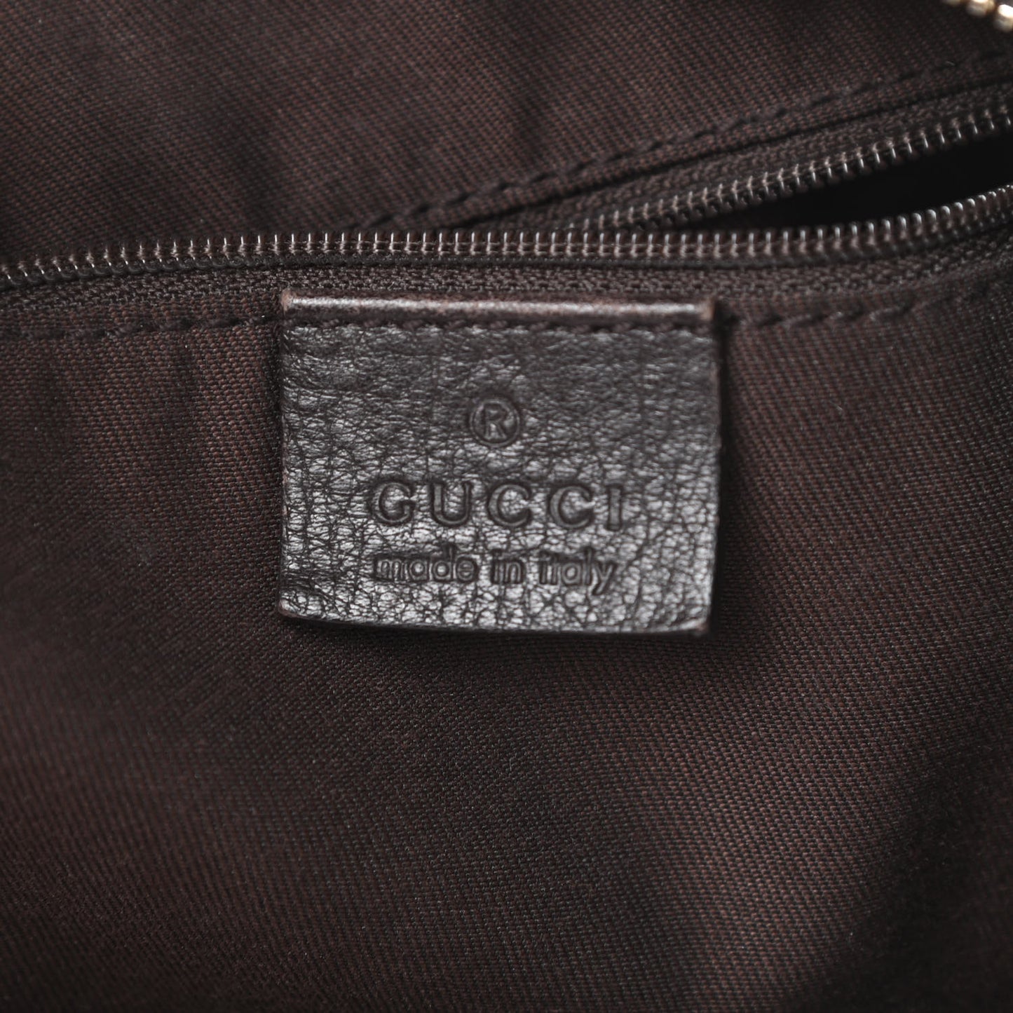 Monogram Large D Gold Hobo Dark Brown