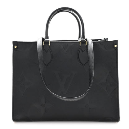 Louis Vuitton Empreinte Monogram Giant Onthego MM Black 1 of 10