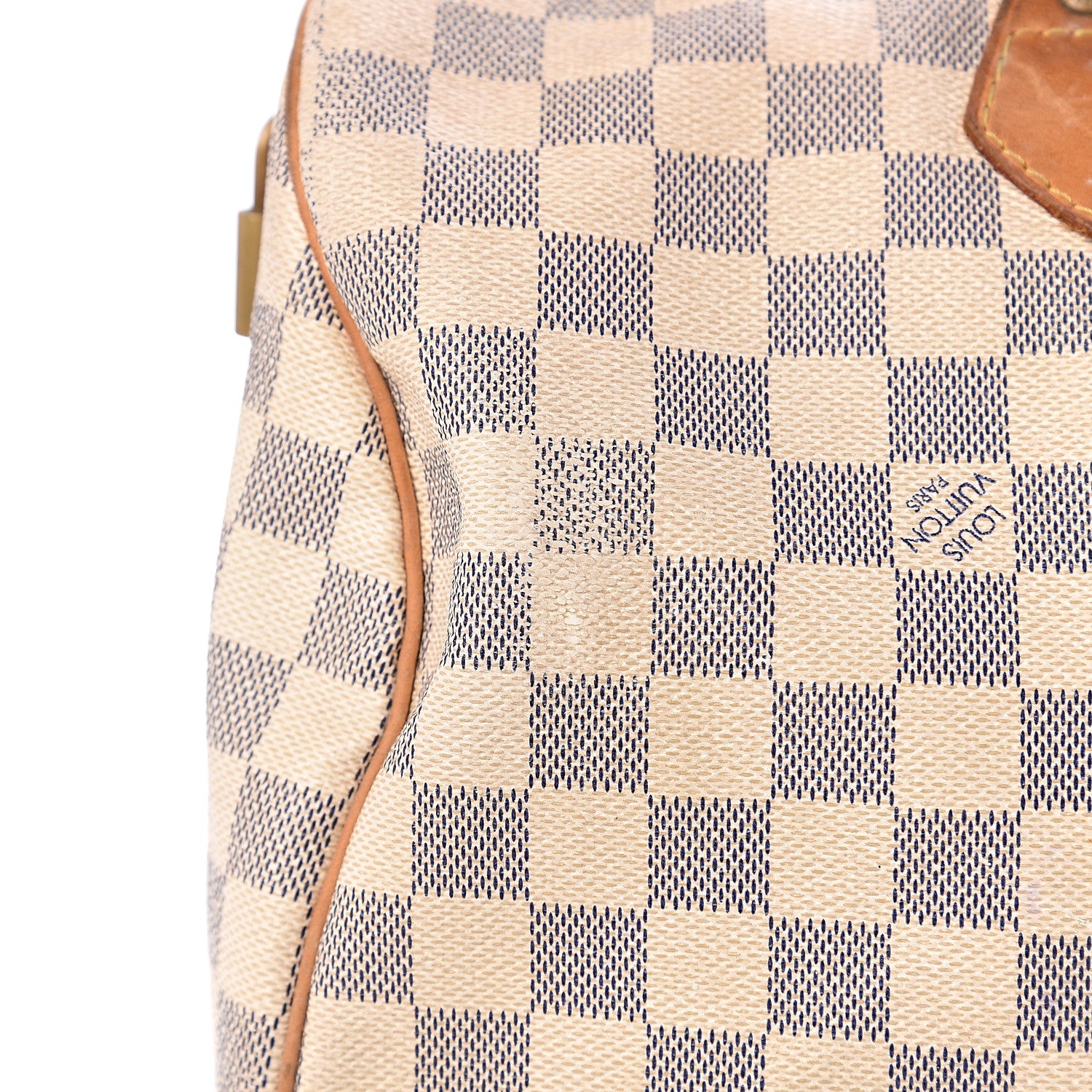 Louis Vuitton Damier Azur Speedy 35 25 of 33