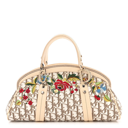 Christian Dior Monogram Vintage Flowers Bowler Beige 1 of 14