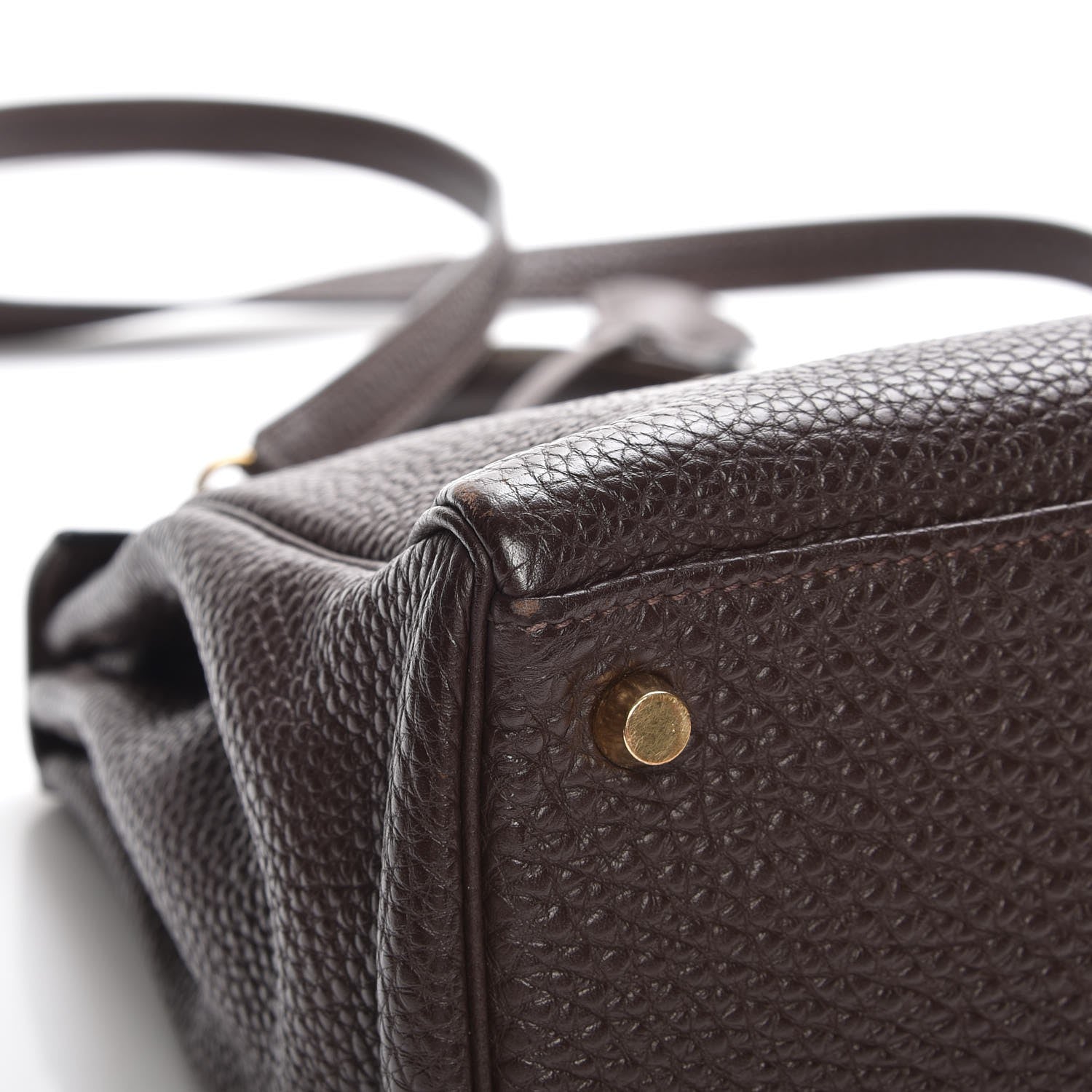 Hermes Togo Kelly Retourne 28 Chocolate 28 of 32