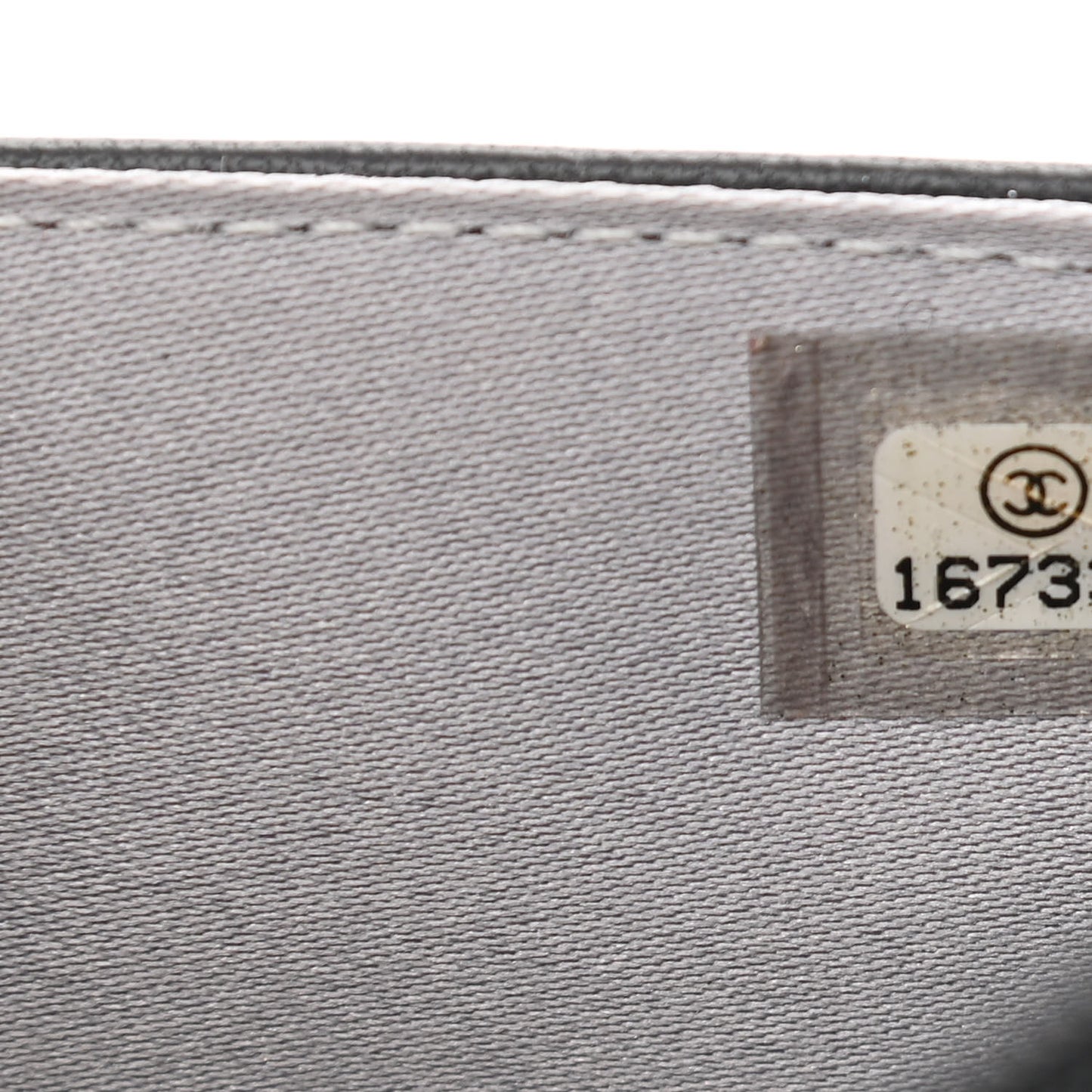 Lambskin Camellia Embossed Wallet on Chain WOC Black