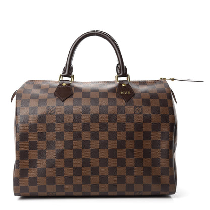 Louis Vuitton Damier Ebene Speedy 30 1 of 12