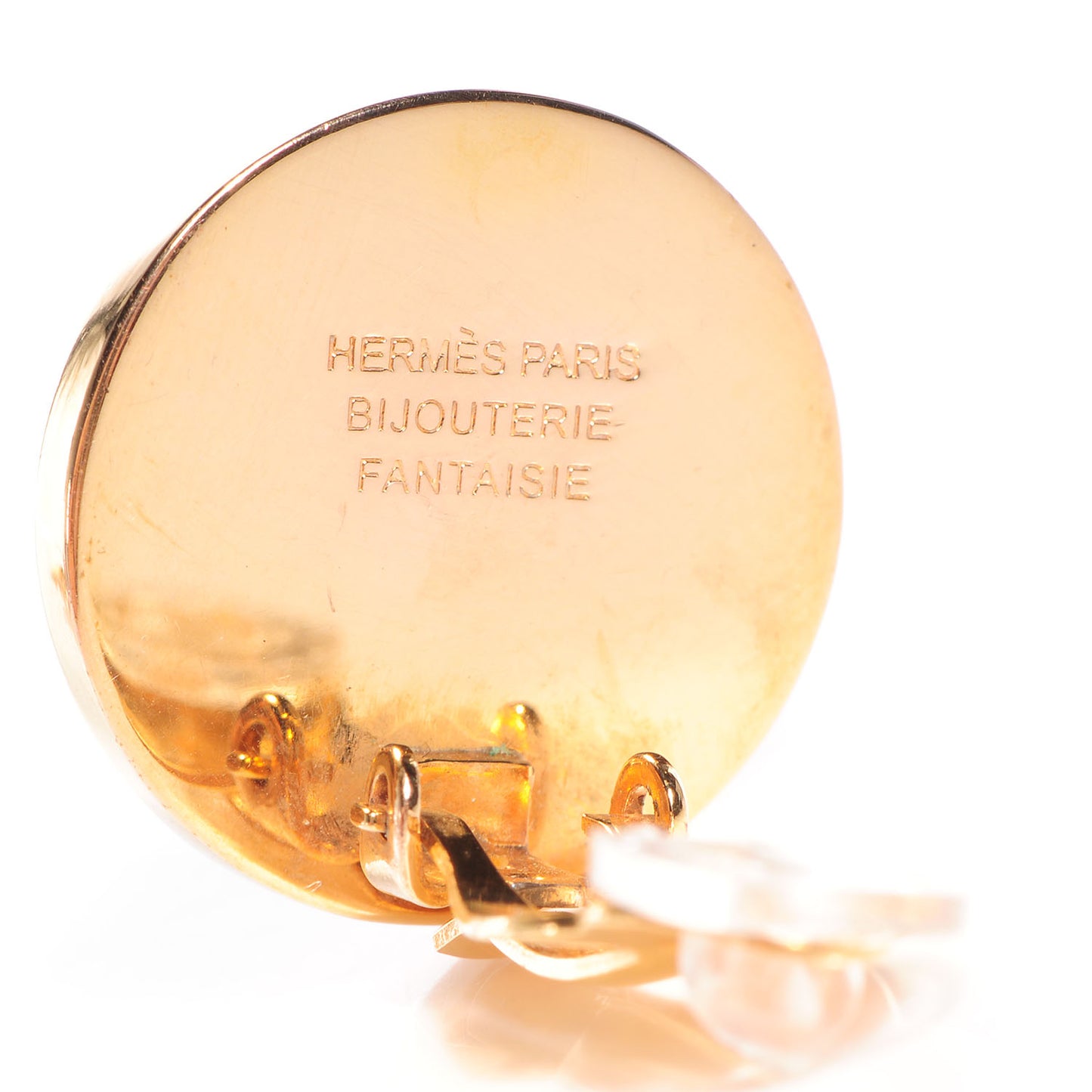 Caleche Clip On Earrings Gold