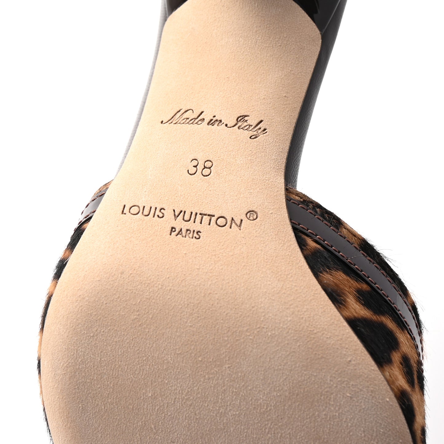 Calf Hair 6AM Mules 38 Leopard