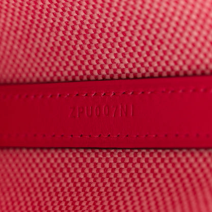 Hermes Swift Toile H Cabas H En Biais 27 Ecru Framboise 7 of 11