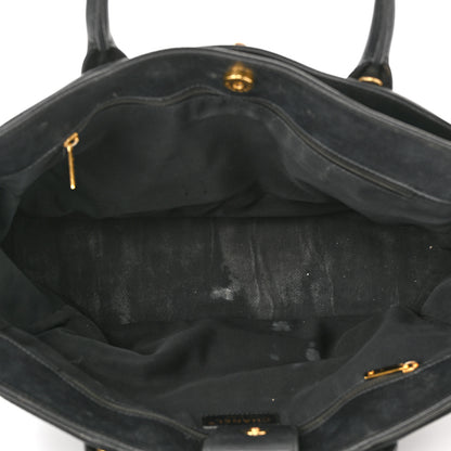 Chanel Calfskin Cerf Executive Shopper Tote Black 4 of 17