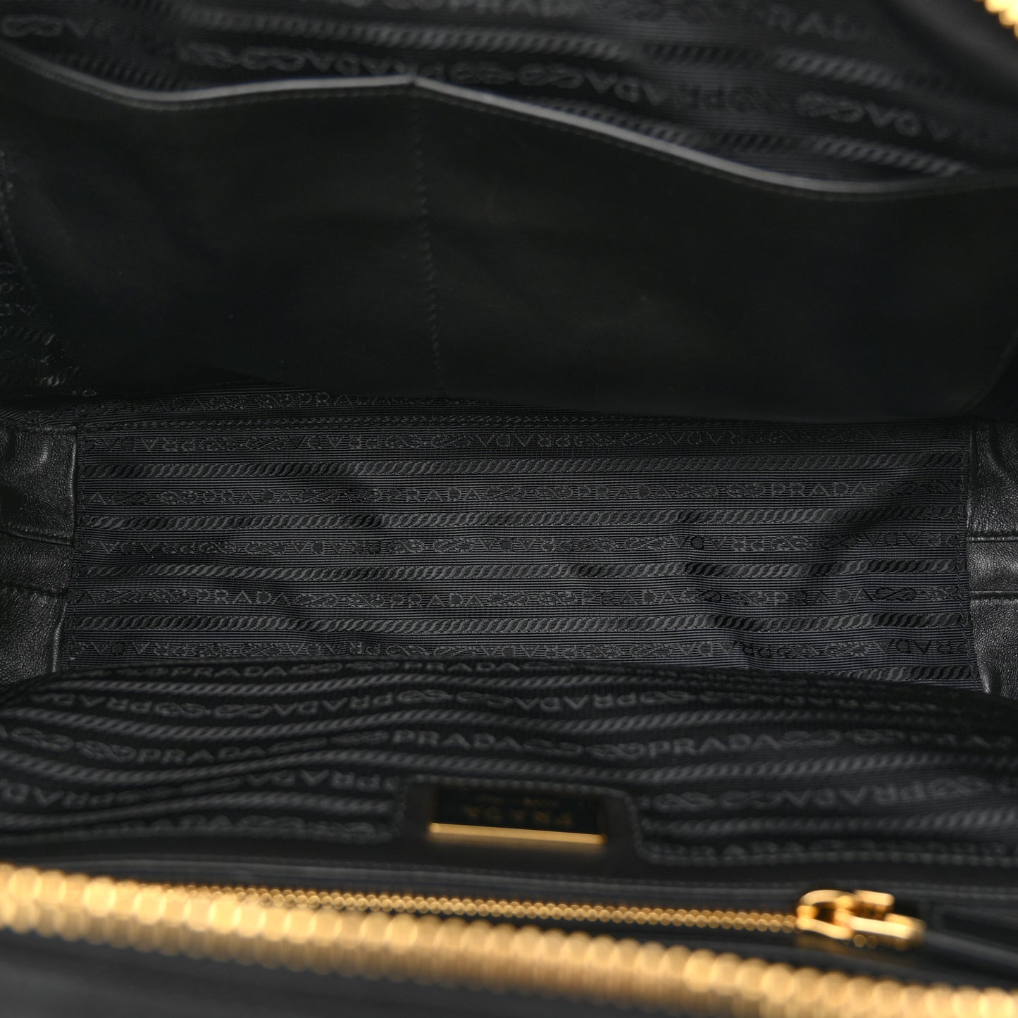 Re-Nylon Saffiano Large Re-Edition 1978 Two Handle Bag Black