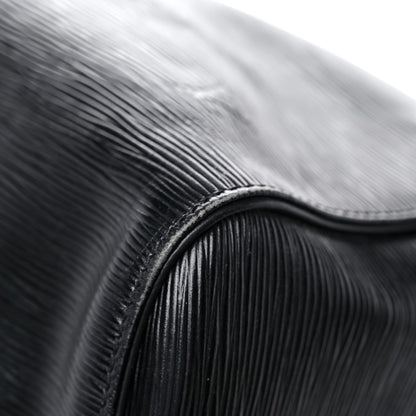Louis Vuitton Epi Keepall 55 Black 9 of 33