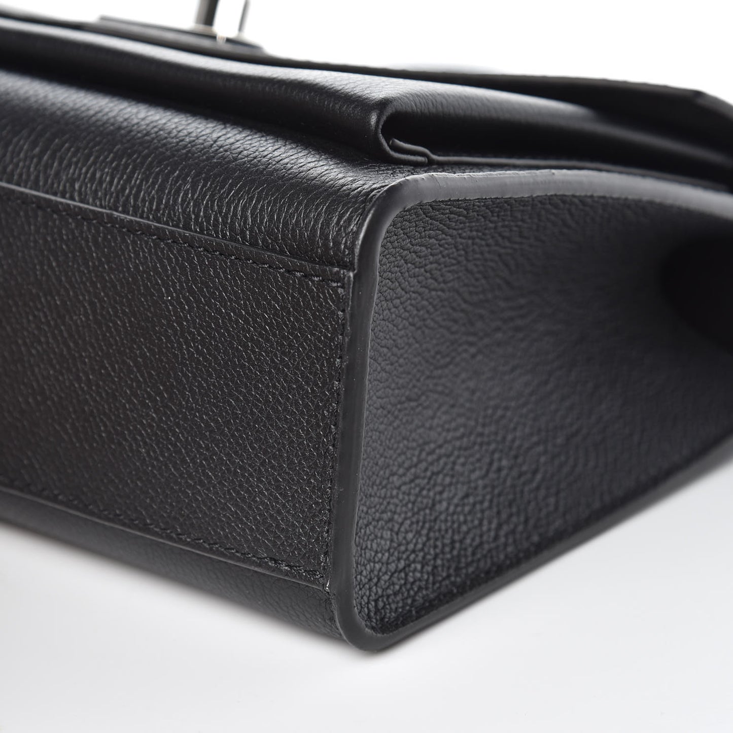 Soft Calfskin My Lockme Chain Bag BB Black