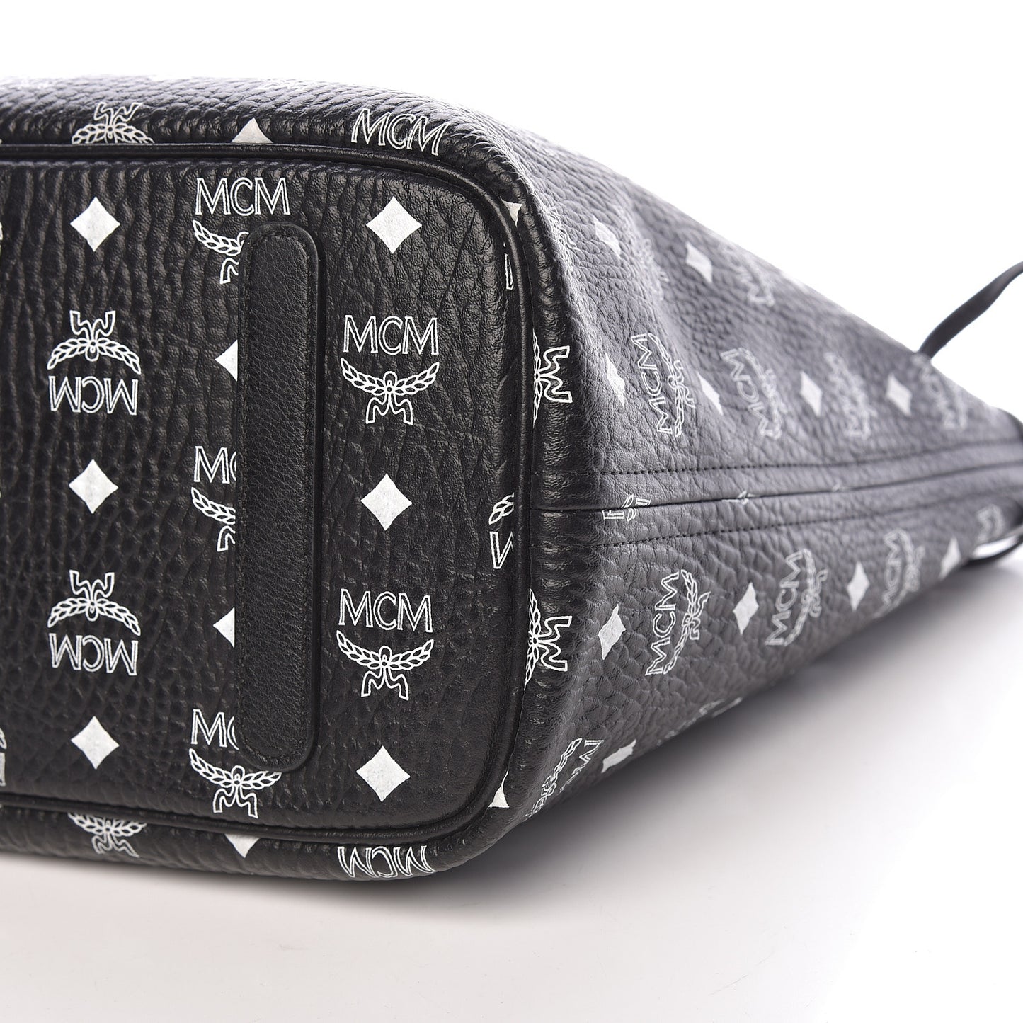 Visetos Medium Reversible Shopper Tote Black