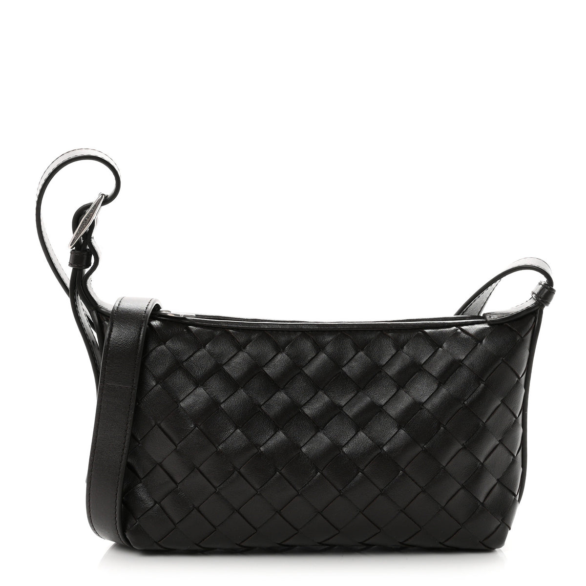 Bottega Veneta Calfskin Intrecciato Traveler Phone Pouch Fondant 1 of 10