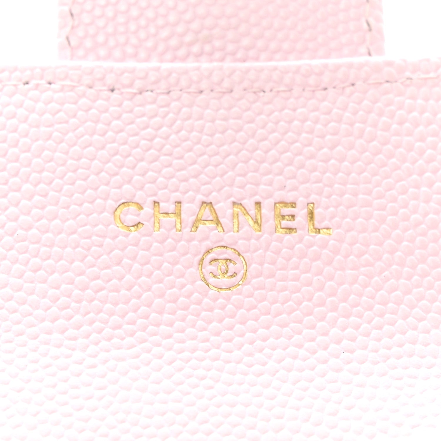 Chanel Caviar Quilted Flap Card Holder Wallet Light Pink 6 of 10