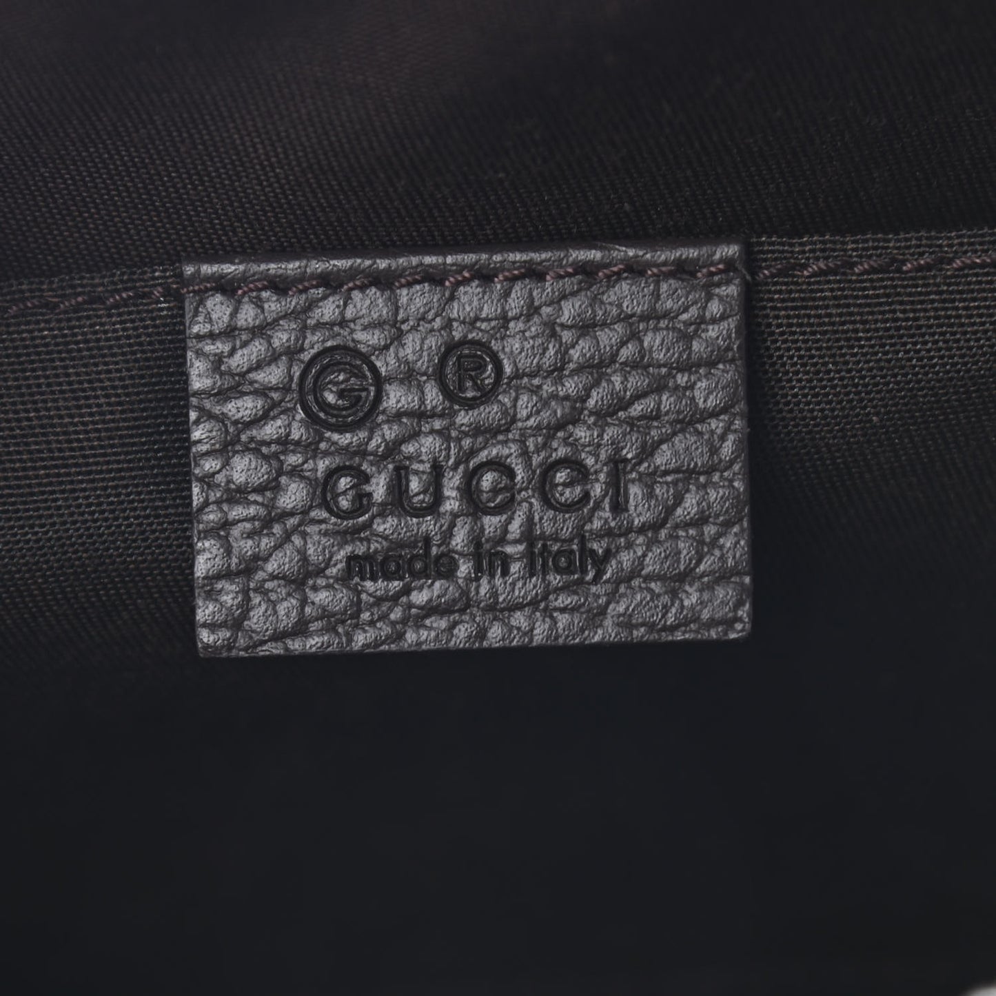 Monogram Belt Bag Dark Brown