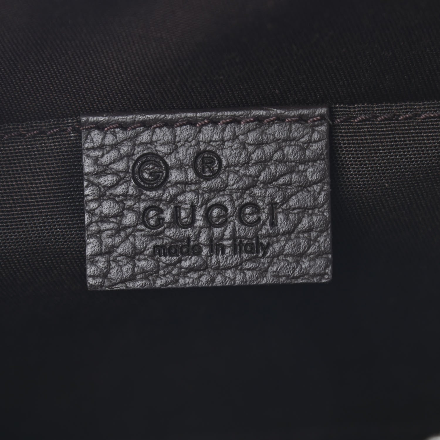 Gucci Monogram Belt Bag Dark Brown 6 of 9