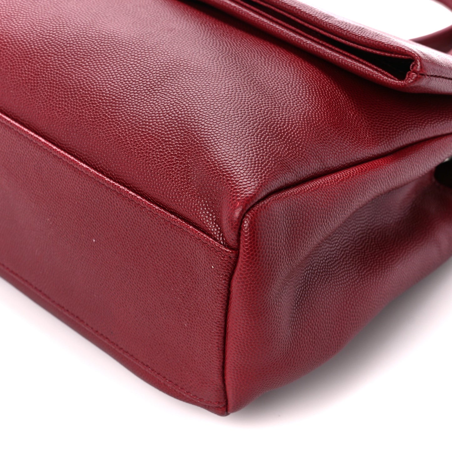Grain De Poudre Medium West Hollywood Monogram Fold-Over Palissandre