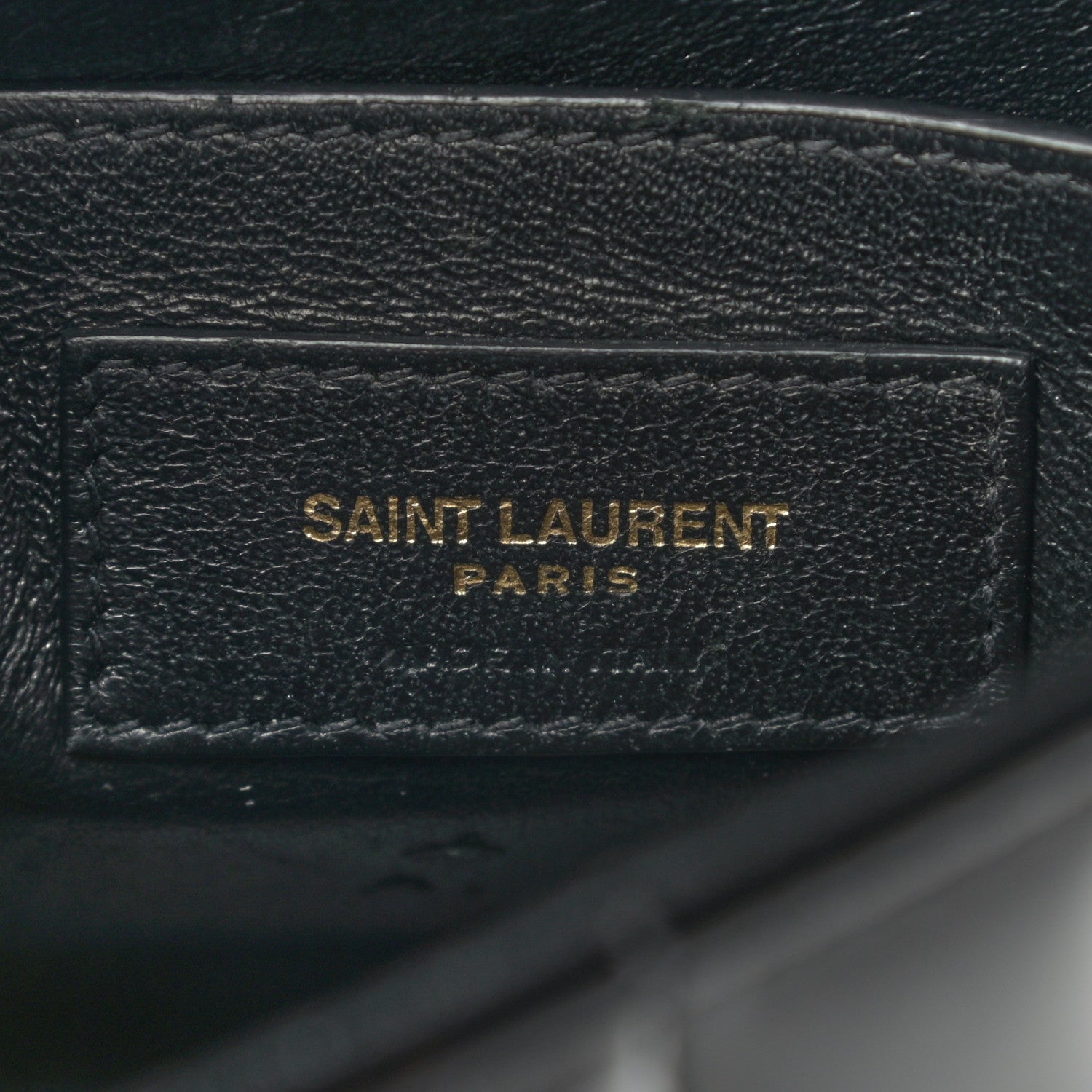 Saint Laurent Patent Calfskin Matelasse Monogram Medium Vicky Chain Bag Black 5 of 10