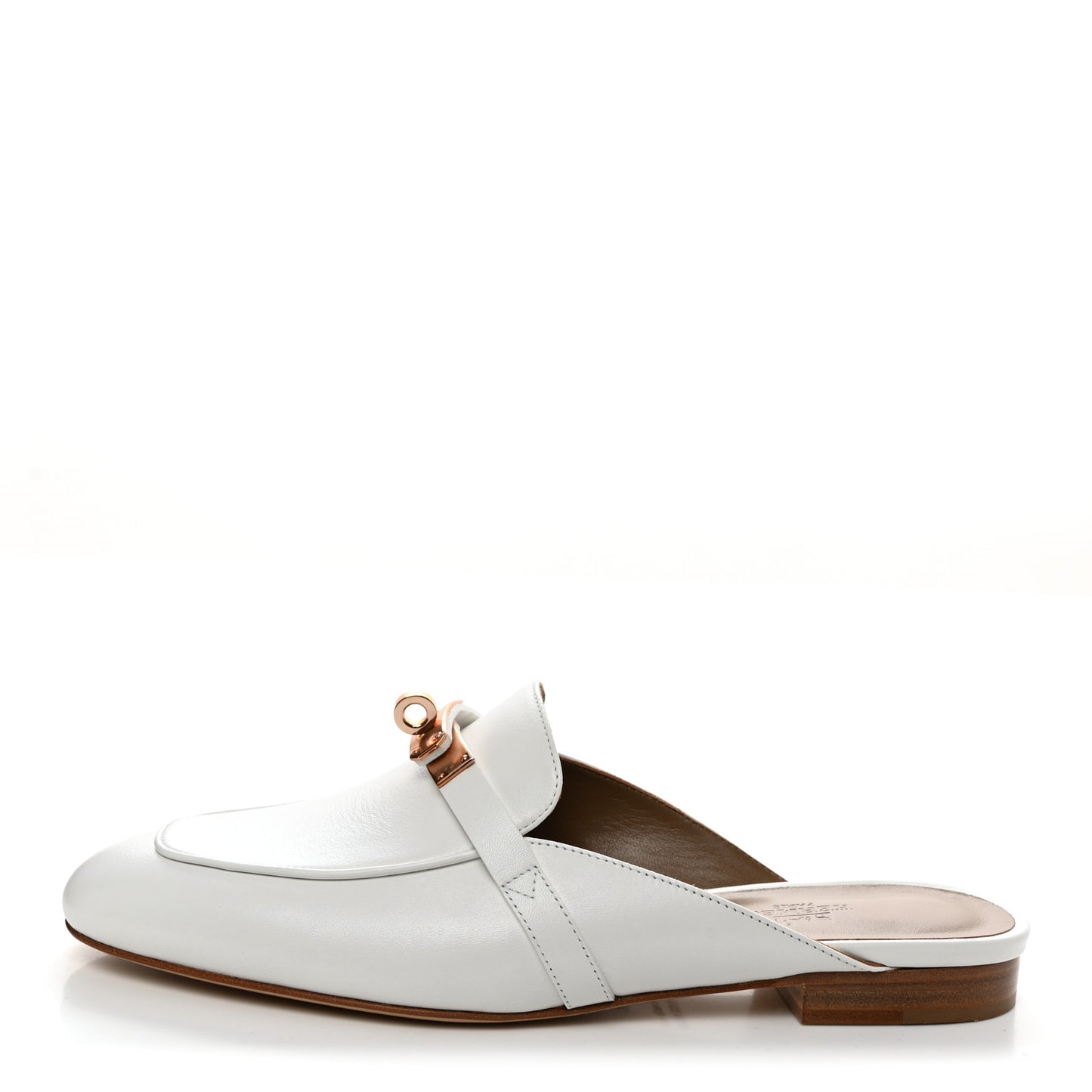 Calfskin Oz Mules 39 White