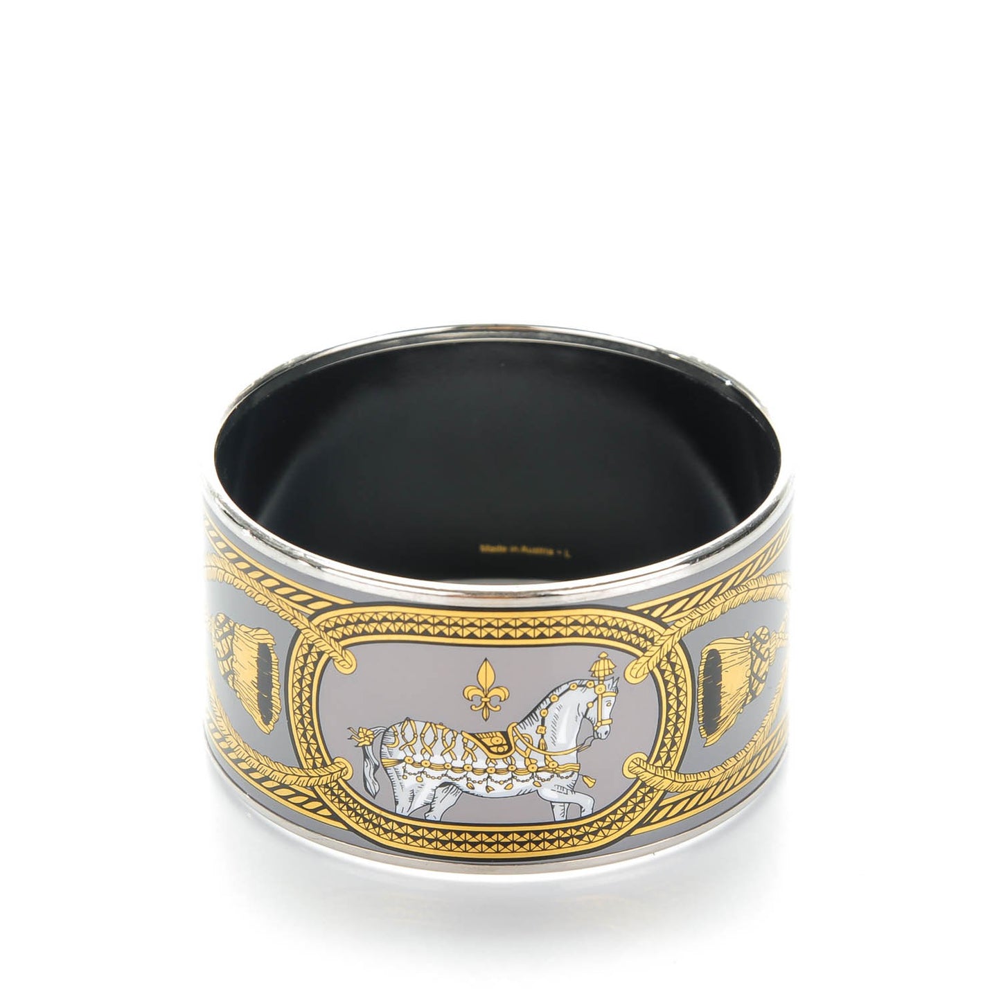 Enamel Printed Grand Apparat Extra Wide Bracelet 62