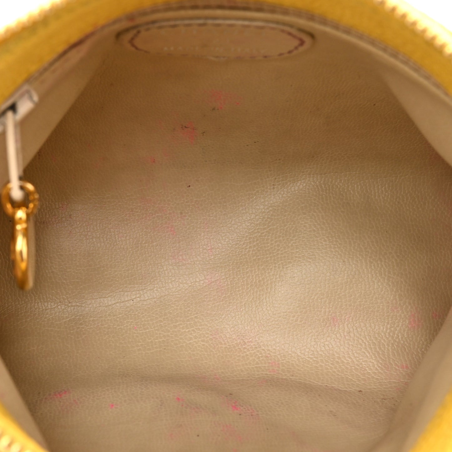 Caviar Timeless CC Cosmetic Pouch Yellow