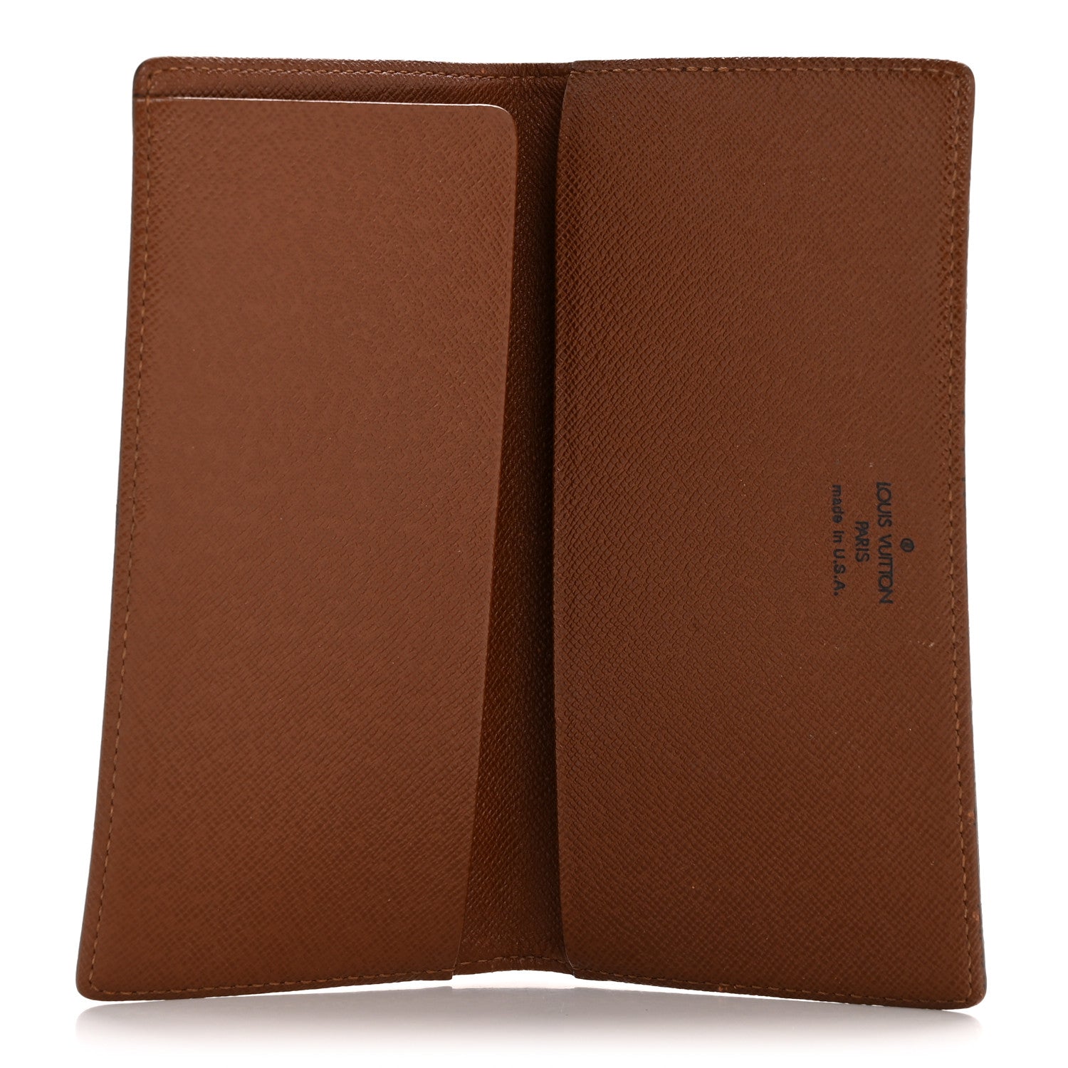 Louis Vuitton Monogram Simple Checkbook Holder Wallet Cover 5 of 9